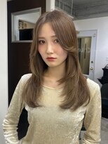 クレム 博多駅店(ChLem)&nbsp;レイヤー　顔まわり　ベージュ　髪質改善　前髪カット