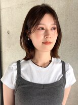 ガーデンヨコハマ(GARDEN YOKOHAMA)&nbsp;☆レイヤーボブ　ハッシュカット　グレージュ　シースルーバング