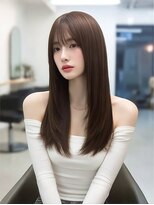 サロンドアイ(salon de i)&nbsp;艶感ストレートレイヤー × ダークブラウン