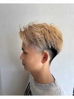 ジレ(giLet)&nbsp;プラチナブロンドツートーンカラー