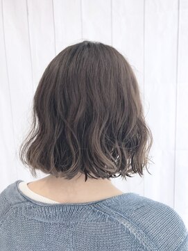 クイントネオリーブ 自由が丘正面口店(quint:neolive) 【自由が丘　quint: neolive】モーブカラー×ゆるふわボブ