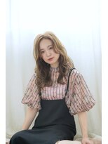 ブロッサム 上尾店(Blossom) 20代30代ミルクティー【美髪】外国人風×ゆるふわセミロング