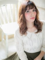 ブルー(BLUE)&nbsp;*CUORE水戸*…外国人風ルーズカール☆グラマラス小顔セミディb