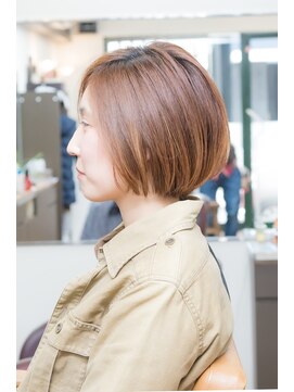 ヘアージャンティ(HAIR GENTIL) ボブ 【 ショートボブ × 耳かけ 】