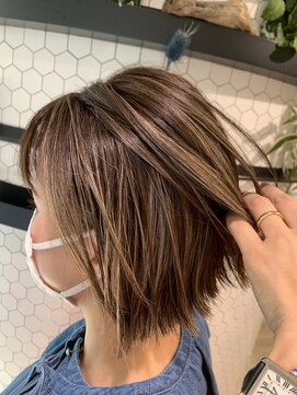 ジュイール(jouir) 大人の白髪ぼかしハイライトカラー[30代40代]