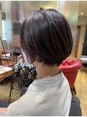 西梅田/ボブ/グレーベージュ/白髪ぼかし【Attirer飯田裕之】