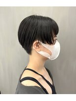トップヘアー 中庄店(TOP HAIR fuapua)&nbsp;テクノカット風ハンサムショート【りり】