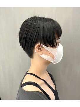 トップヘアー 中庄店(TOP HAIR fuapua) テクノカット風ハンサムショート【りり】