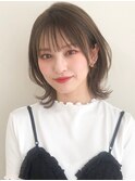 前髪モテ髪こなれヘア艶感大人可愛いイメチェンマチルダボブ