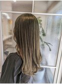 髪質改善 オリーブグレージュ