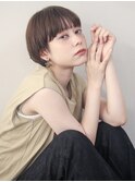 30代　マッシュショート　ショート　ショートカット　青山　小顔