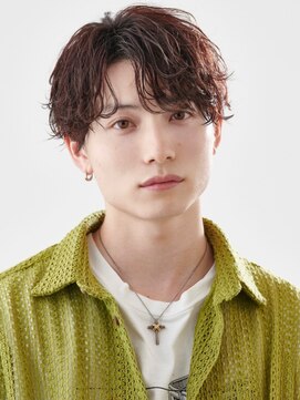 オーシャントーキョー 原宿(OCEAN TOKYO) 波巻きパーマメンズツイストスパイラルパーマセンターパート