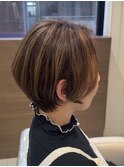 【白髪ぼかしハイライト】ハイライトベージュ