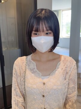 ケリーアン 太田(kelly.un) ミニボブ / ぱっつんシースルーバング / プツカット