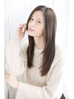 ナル 宇都宮(nalu)&nbsp;大人可愛いかきあげバングのヨシンモリヘア