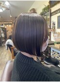 前下がりシンプルボブ