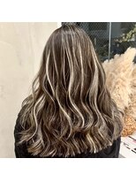 アッシュ 小岩店(Ash) コントラストハイライト/ベージュハイライト/白髪ぼかし