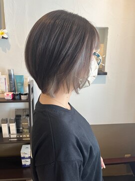 レオ(LEO) ショート　インナーカラー