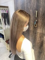 アジールヘア 池袋東口店(agir hair)&nbsp;人気ミルクティーグレージュ☆ブリーチカラー池袋