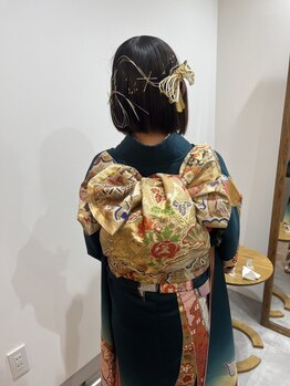 ヘアメイク ロカヒ(HAIR MAKE LOKAHI)の写真/七五三/結婚式/お祭りなど…カジュアルからフォーマルまで幅広く対応可能◎特別な1日を彩るお手伝い＊