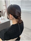 タイトシニヨンアレンジ
