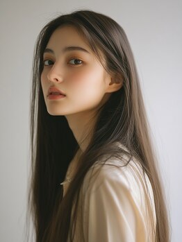 クロム 狭山ヶ丘店(CHROM)の写真/【狭山ヶ丘駅徒歩5分】癖毛/うねり毛でお困りの方必見!今までにない自然な仕上がりで扱いやすいスタイルに*