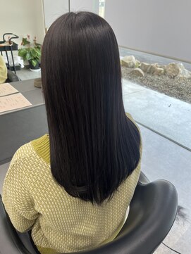 ガルボヘアー 桟橋店(garbo hair) 艶髪　ロング　トリートメント　暗めカラー