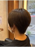 54[ショート/ショートカット/ショートボブ/白髪染め/髪質改善]