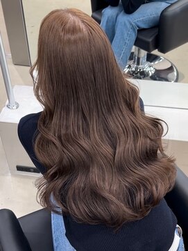 ペレ アネックス 大阪梅田茶屋町店(PELE ANNEX) くびれヘア/アプリコットオレンジ/夏のヘアアレンジ/梅田