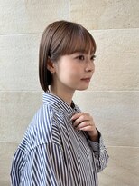 ソト 銀座(soto.)&nbsp;ミディアムヘア/暗めカラー/デザインカラー/ボブ/銀座