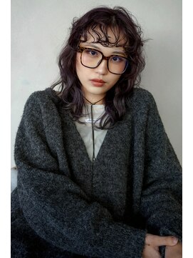 ロッジアート(Lodge art) lavender gray × wave style