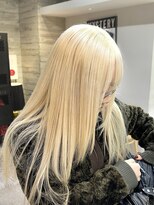 ヲタク(wotaku.)&nbsp;ホワイトブロンド抜きっぱなしブリーチダブルブリーチハイトーン