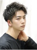 波巻きツイストスパイラル◎夏カラー×刈り上げショート