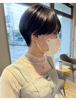 バランス ヘアーアンドアイラッシュ 野田店(balance.)&nbsp;マッシュショート×暗髪