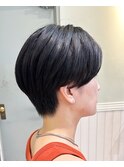 Lideeハンサムショートダークブルー