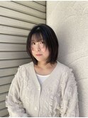 結んでも可愛いレイヤーボブ
