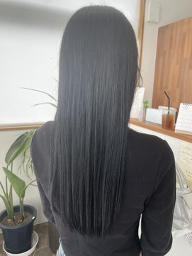 ヘアーディア みどり店(Hair...DiA) ブラックカラー、Aujuaトリートメント