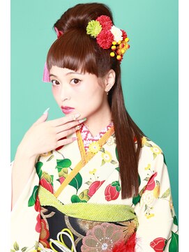 ルーヴル トータル ビューティ サロン 生駒(LOUVRE Total Beauty Salon) 大正浪漫なレトロアップ成人式style