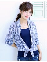 フロール(florun)&nbsp;【アレンジ】簡単アレンジ編み込みポニーテール