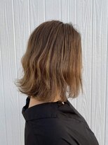 ヨーホー(YOO HOO) ヌーディベージュ×切りっぱなしBOB