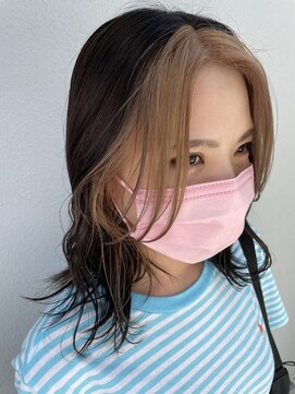 エイト 沖縄豊崎店(EIGHT toyosaki) 【EIGHT 豊崎】お客様スタイル_フェイスフレーミングなミディ