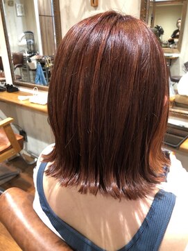 ソルト(Salt) 外ハネアプリコットカラー