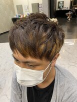 レヴィア(Revia)&nbsp;メンズ　グレーカラーアレンジ