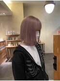 《RYUSEI》くすみブロンド小顔切りっぱなしボブ髪質改善20代
