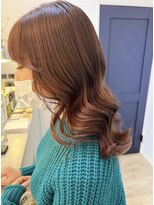 アーブル ヘアーアンドメイク(ARBRE) ピンクブラウンロング髪質改善トリートメント