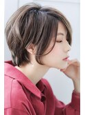 大人可愛い*ゆったり前下がりショート