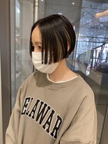 モリオ フロム ロンドン イオンモール 熊本店(morio FROM LONDON)&nbsp;【morio熊本】刈り上げショート×BBインナーカラー.k