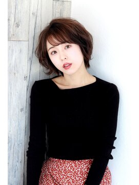 クシュ 所沢東口店(kusyu...) ペールベージュセクションカラーグラデーションカラー外ハネボブ