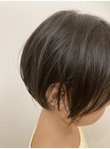 イヤリングイエロー×ハンサムショート