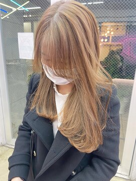 ゲーム 原宿店(GAME) ダブルカラーミルクティーベージュカラーケアブリーチハイトーン